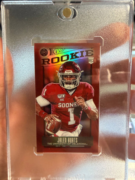 2020 Legacy Jalen Hurts Mini Rookie /75
