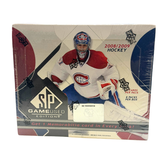 2008-09 Upper Deck SP Game Used Edition Hockey Hobby Box