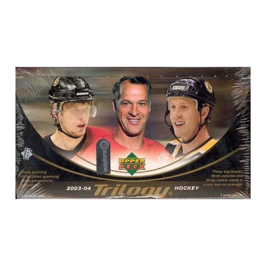 2003-04 Upper Deck Trilogy Hockey Hobby Box