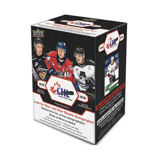 2025/26 Upper Deck CHL Hockey Blaster Box