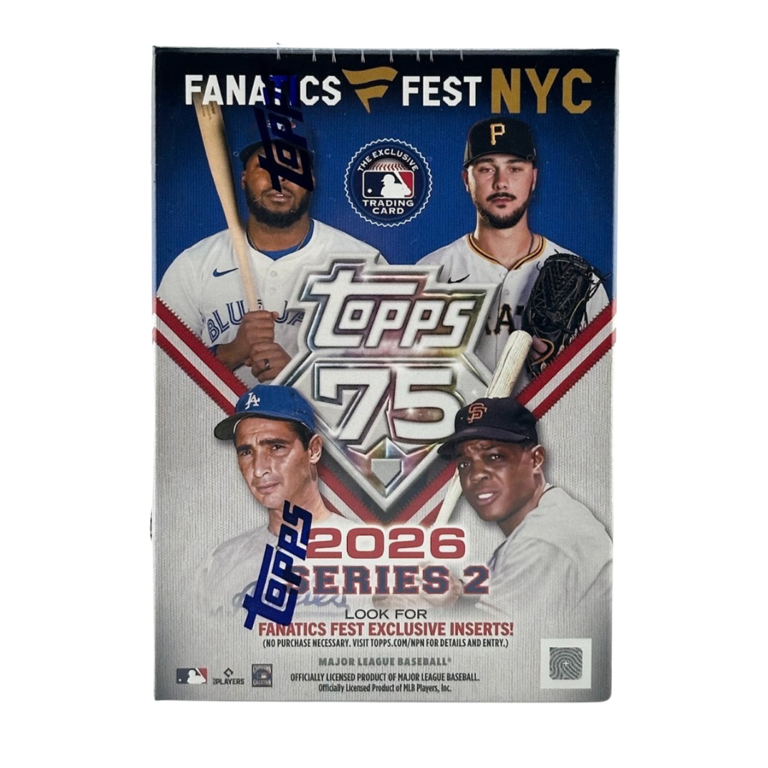 2026 Topps Series 2 Baseball Fanatics Fest NYC Exclusive Blaster Box