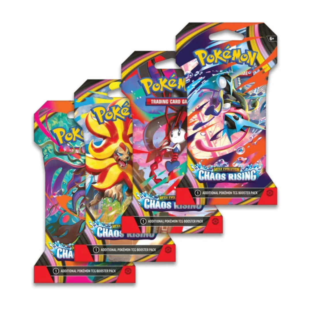 Pokémon TCG: Mega Evolution - Chaos Rising Sleeved Blister Pack (1 Pack)