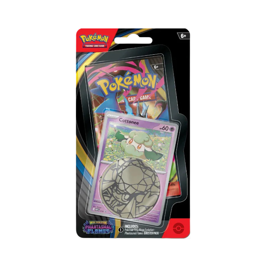 Pokemon Mega Evolution Phantasmal Flames Checklane Blister (Cottonee)