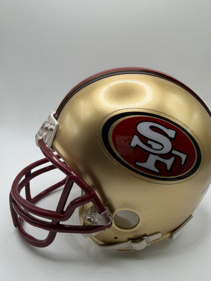 Joe Montana Signed Mini Helmet Beckett COA