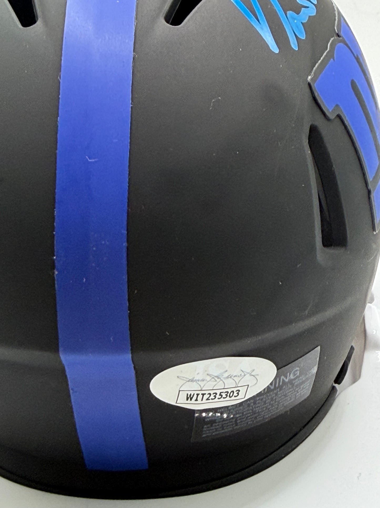 Darius Slayton Signed Mini Riddell Helmet (Eclipse Alternate) JSA COA