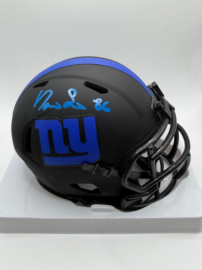 Darius Slayton Signed Mini Riddell Helmet (Eclipse Alternate) JSA COA