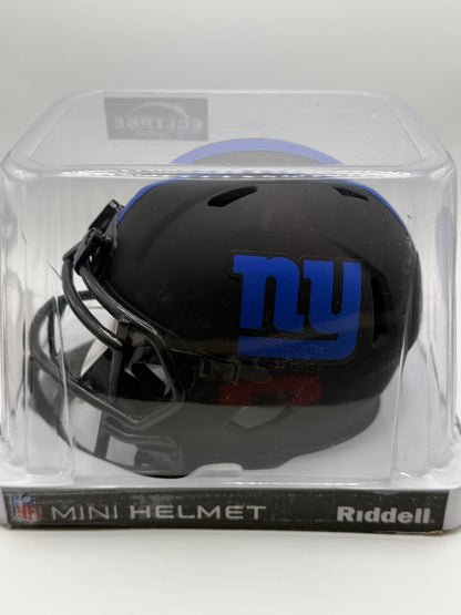 Darius Slayton Signed Mini Riddell Helmet (Eclipse Alternate) JSA COA