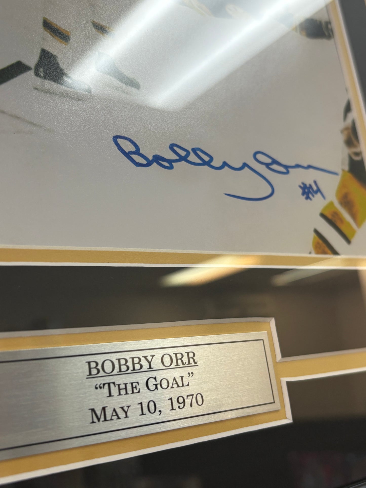 Bobby Orr "The Goal" Signed Autographed Framed AMC Memorabilia COA