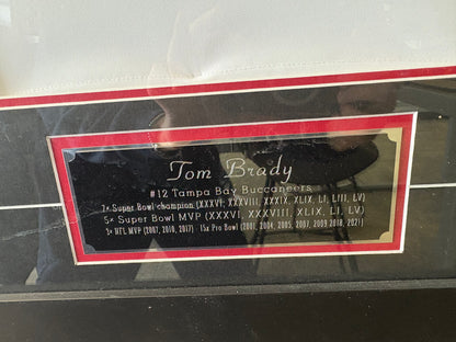 Tom Brady Tampa Bay Buccaneers Signed Jersey Autographed Framed Fanatics COA
