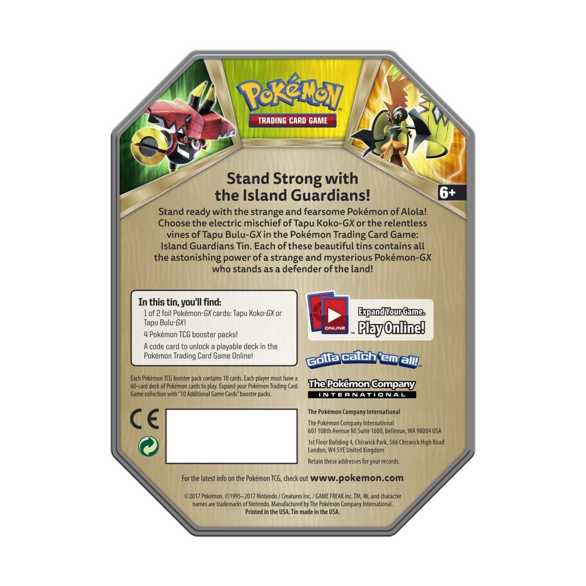 Island Guardians Tin (Tapu Koko-GX)