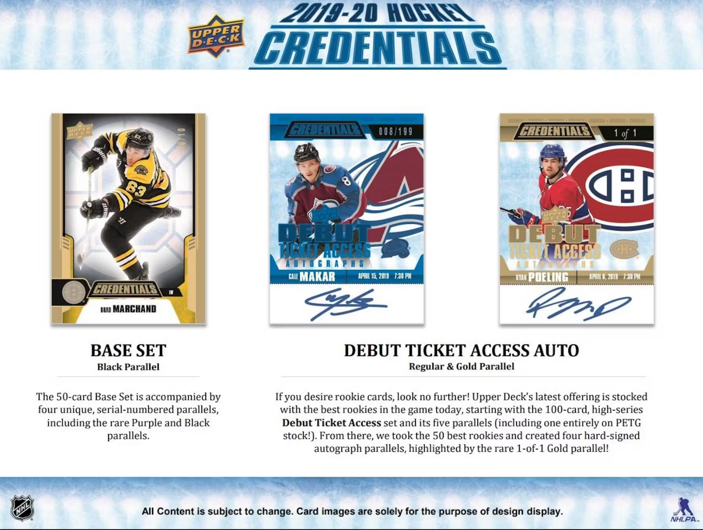2019-20 Upper Deck Credentials Hobby Box