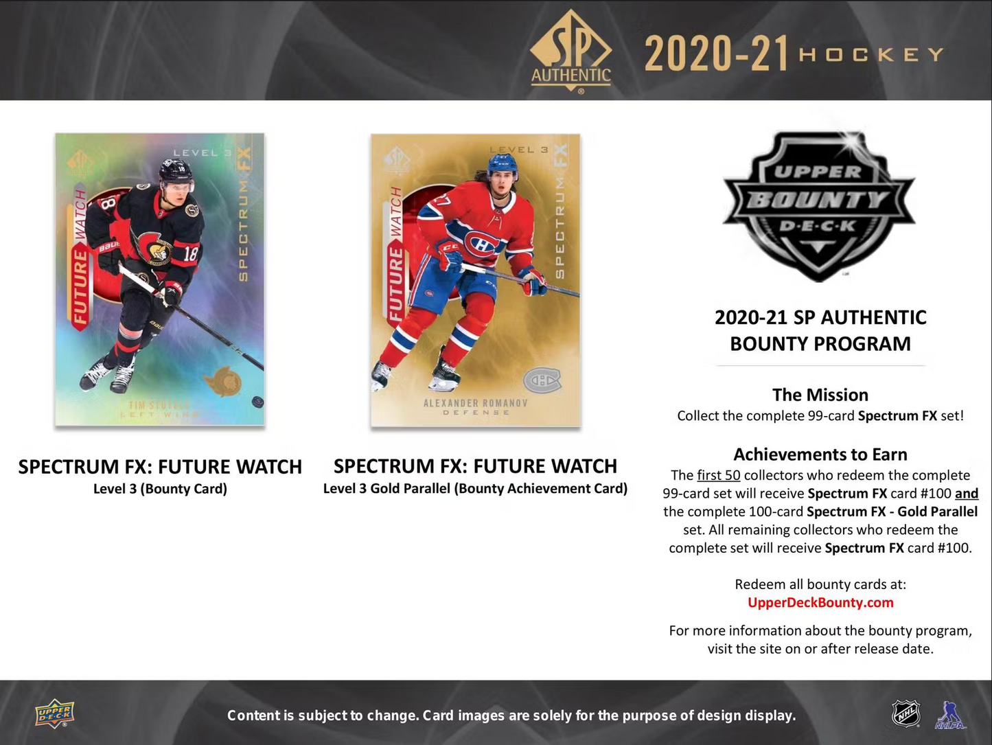 2020/21 Upper Deck SP Authentic Hockey Hobby Box