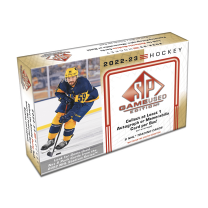 2022-23 Upper Deck SP Game Used Hockey Hobby Box