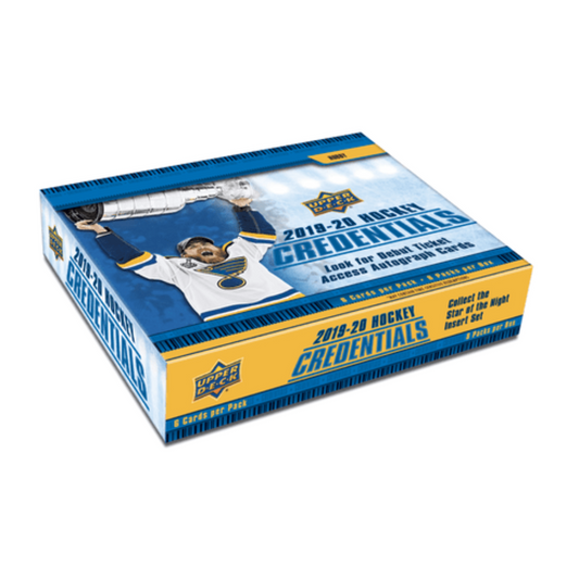 2019-20 Upper Deck Credentials Hobby Box