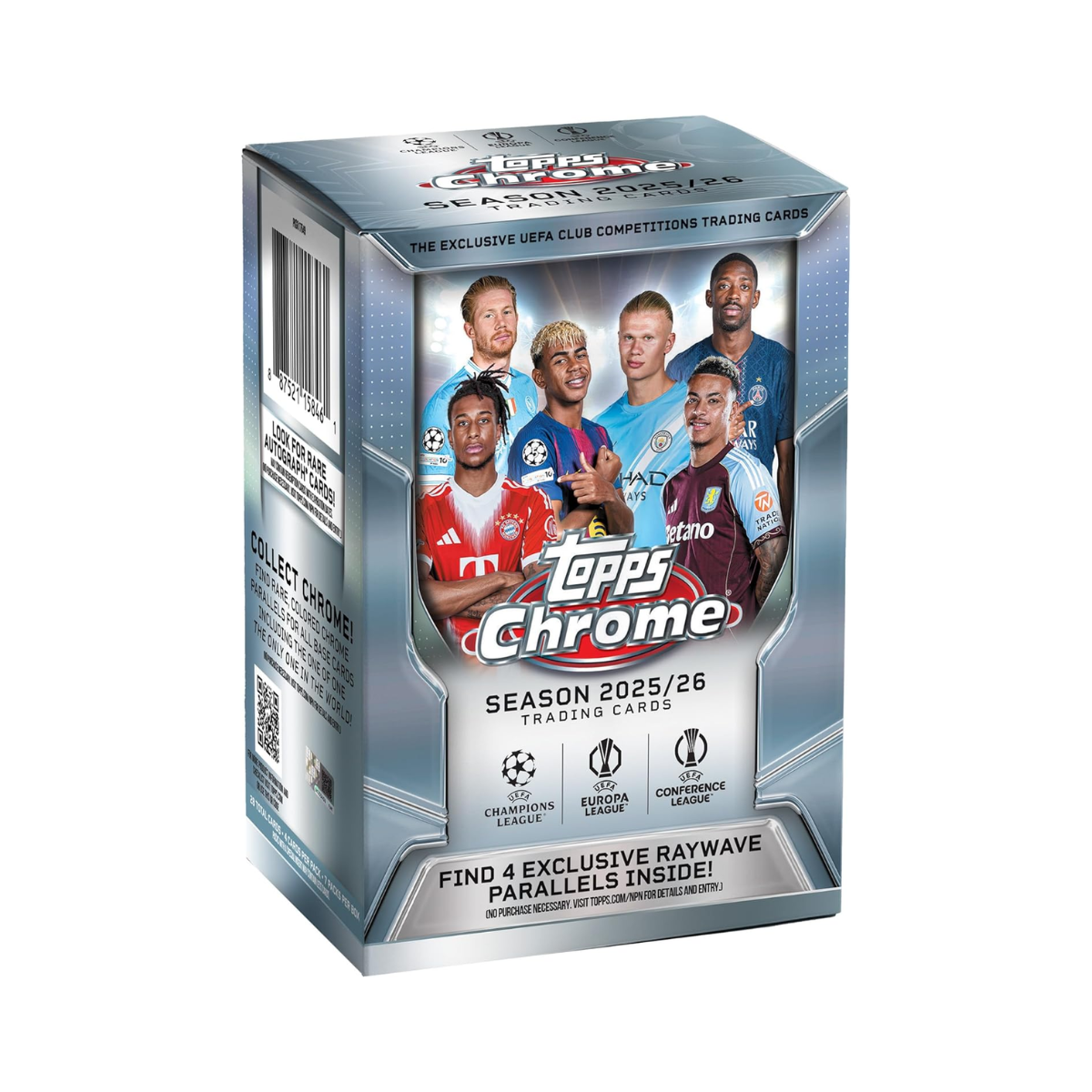 2025/26 Topps Chrome UEFA Club Competitions Soccer Value Box