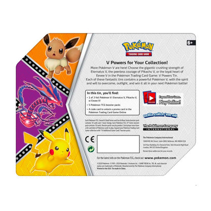 V Powers Tin (Pikachu V)
