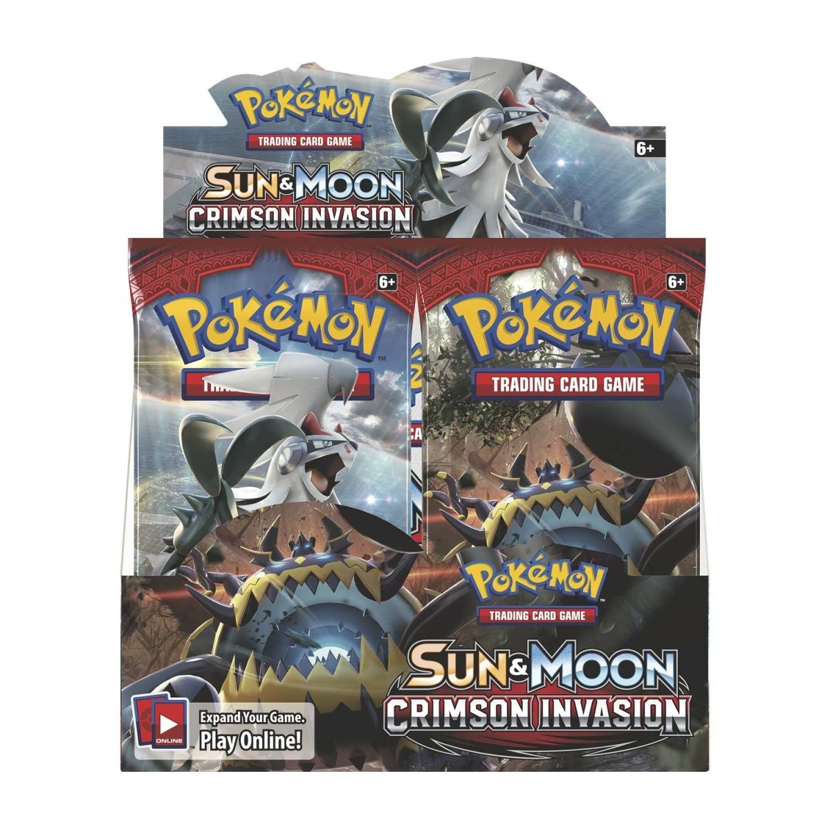 Sun & Moon-Crimson Invasion Booster Display