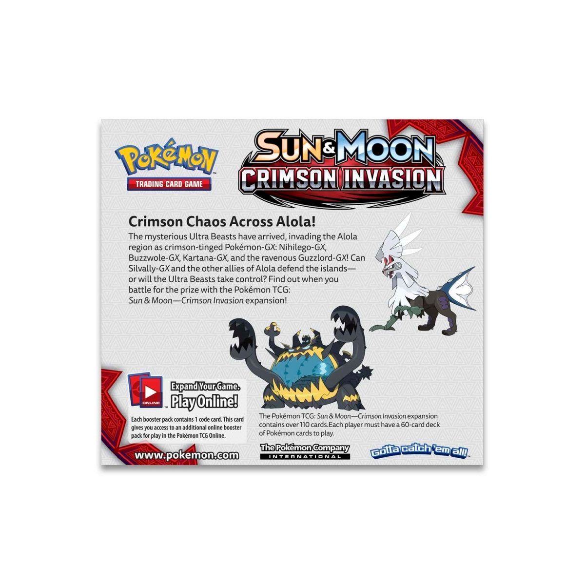 Sun & Moon-Crimson Invasion Booster Display