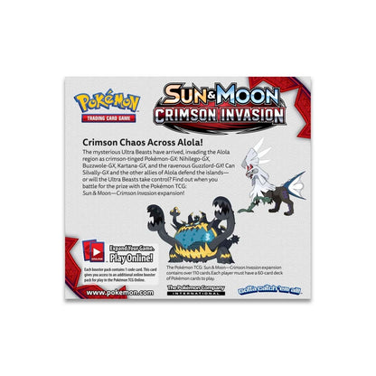 Sun & Moon-Crimson Invasion Booster Display