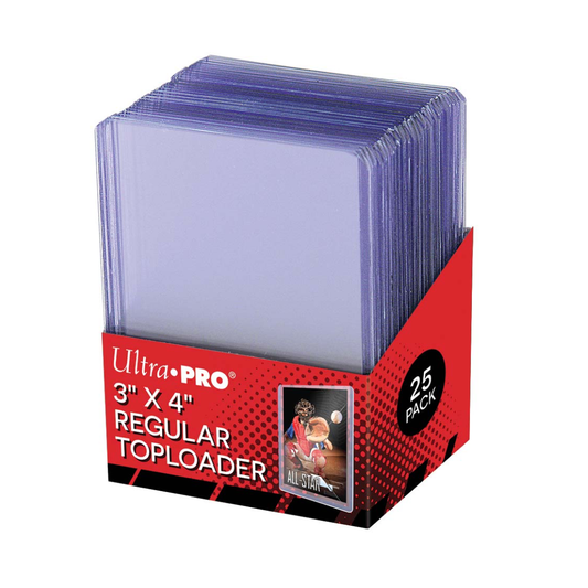 Ultra PRO: Toploader - 3" x 4" (25ct - Clear Regular)