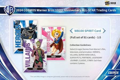 Cosmos Warner Brothers 100th Anniversary Trading Cards Hobby Box (Kakawow 2024)